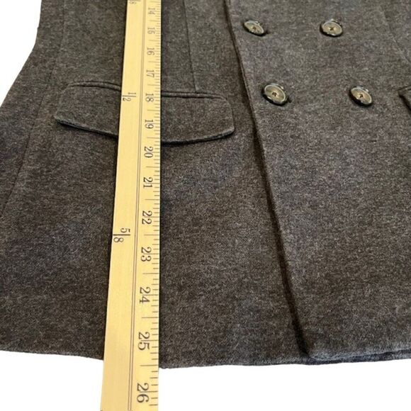 POLO Ralph Lauren Charcoal Work Blazer Double Breasted Cotton Blend Size 6 - Picture 14 of 16